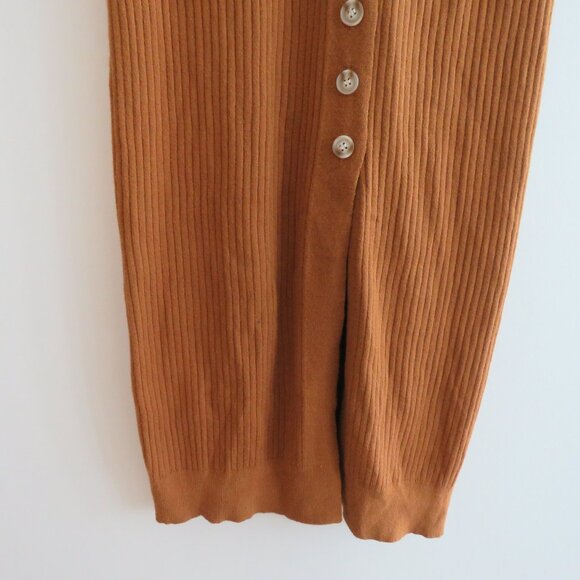 HEARTLOOM Dahlia Ribbed Knit Maxi Dress in Rust - Women's Size M NWT - Picture 10 of 16